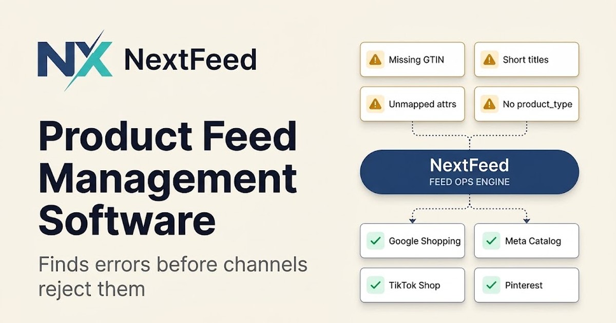 Product Feed Management Software — NextFeed